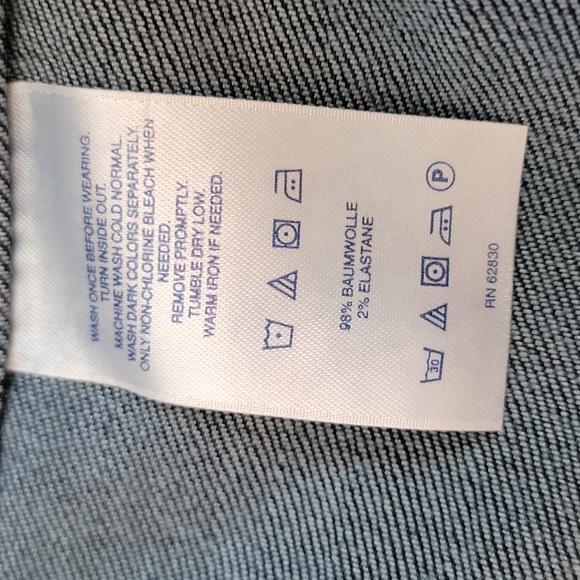 Lands' End Women's Jean Jacket Size Small (6-8) - Picture 5 of 5